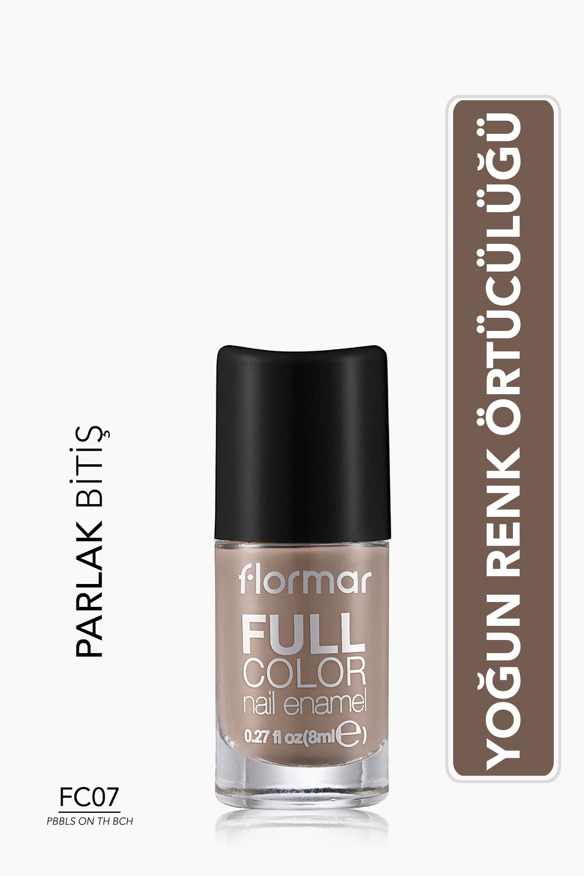 Flormar Full Color Ultra Yüksek Pigmentli & Parlak Bitişli Oje
