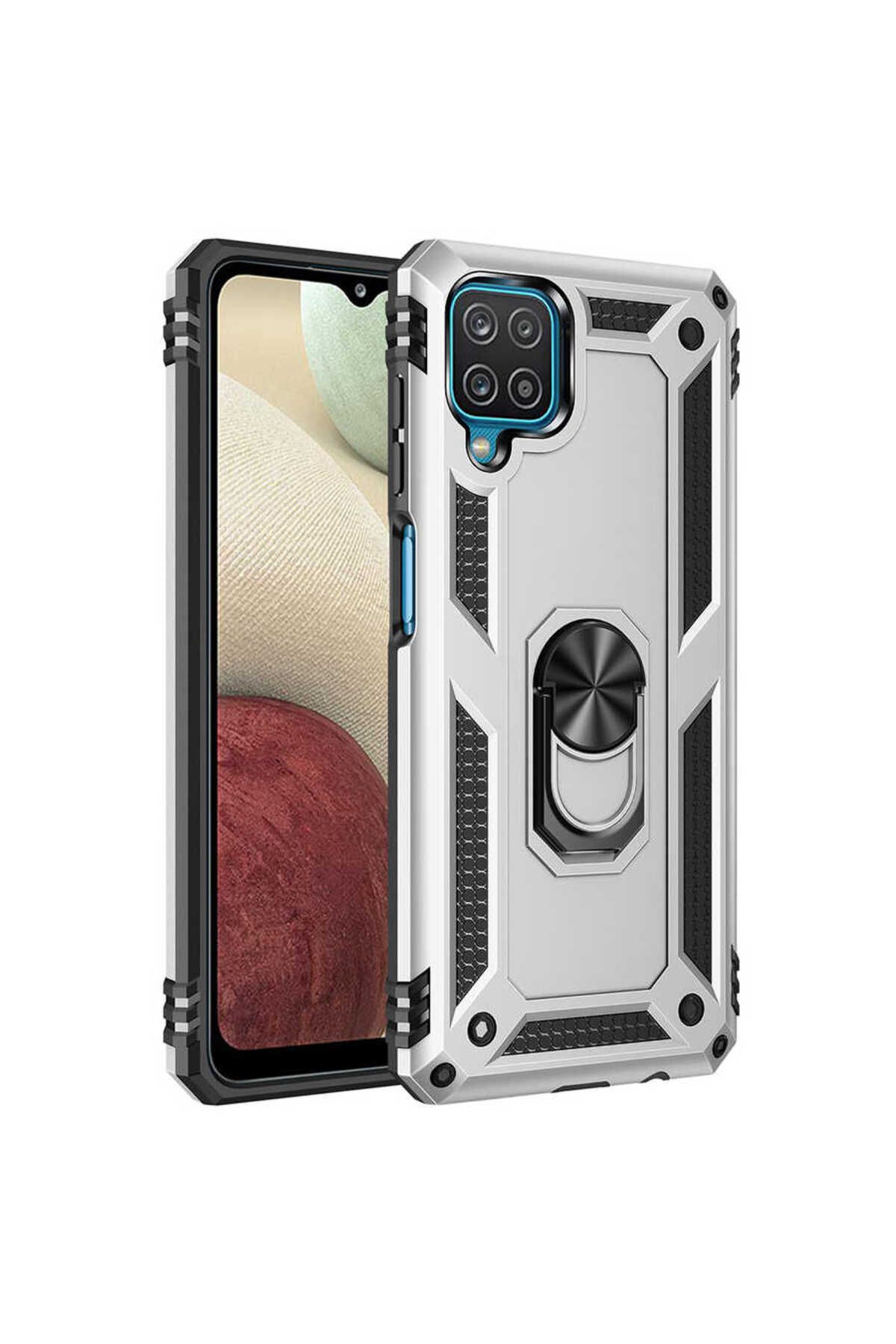 System Com Galaxy M22 Kılıf SYS Vega Kapak - Gri