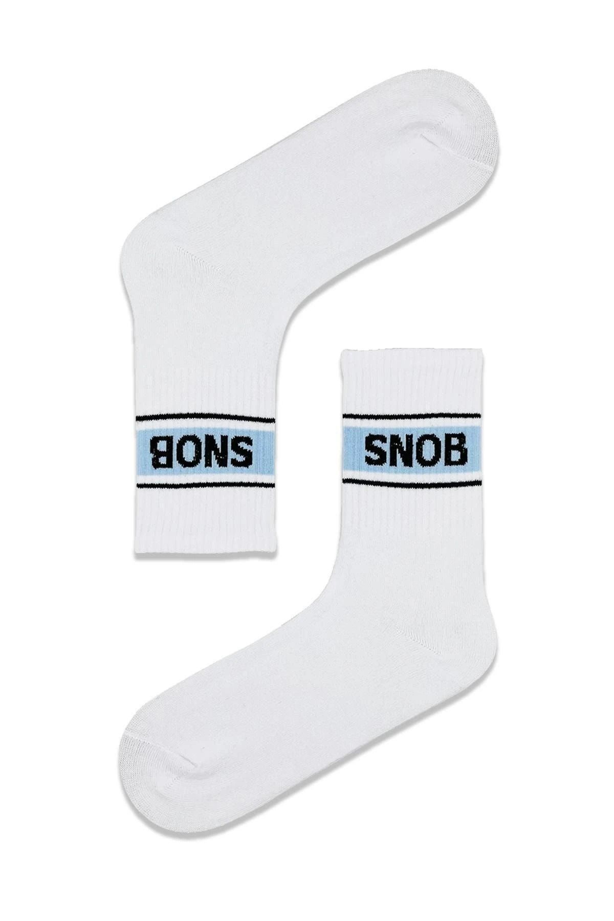AKSU ÇORAP Snob Yazılı Tenis Spor Çorap