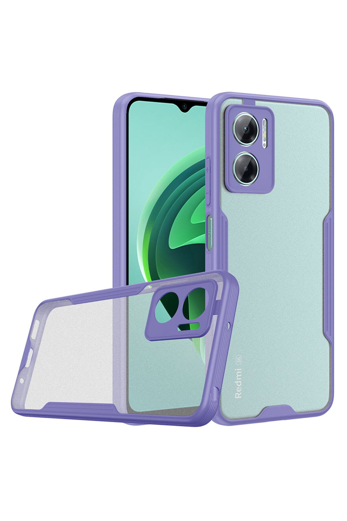 System Com Redmi Note 11E Kılıf SYS Parfe Kapak - Mor