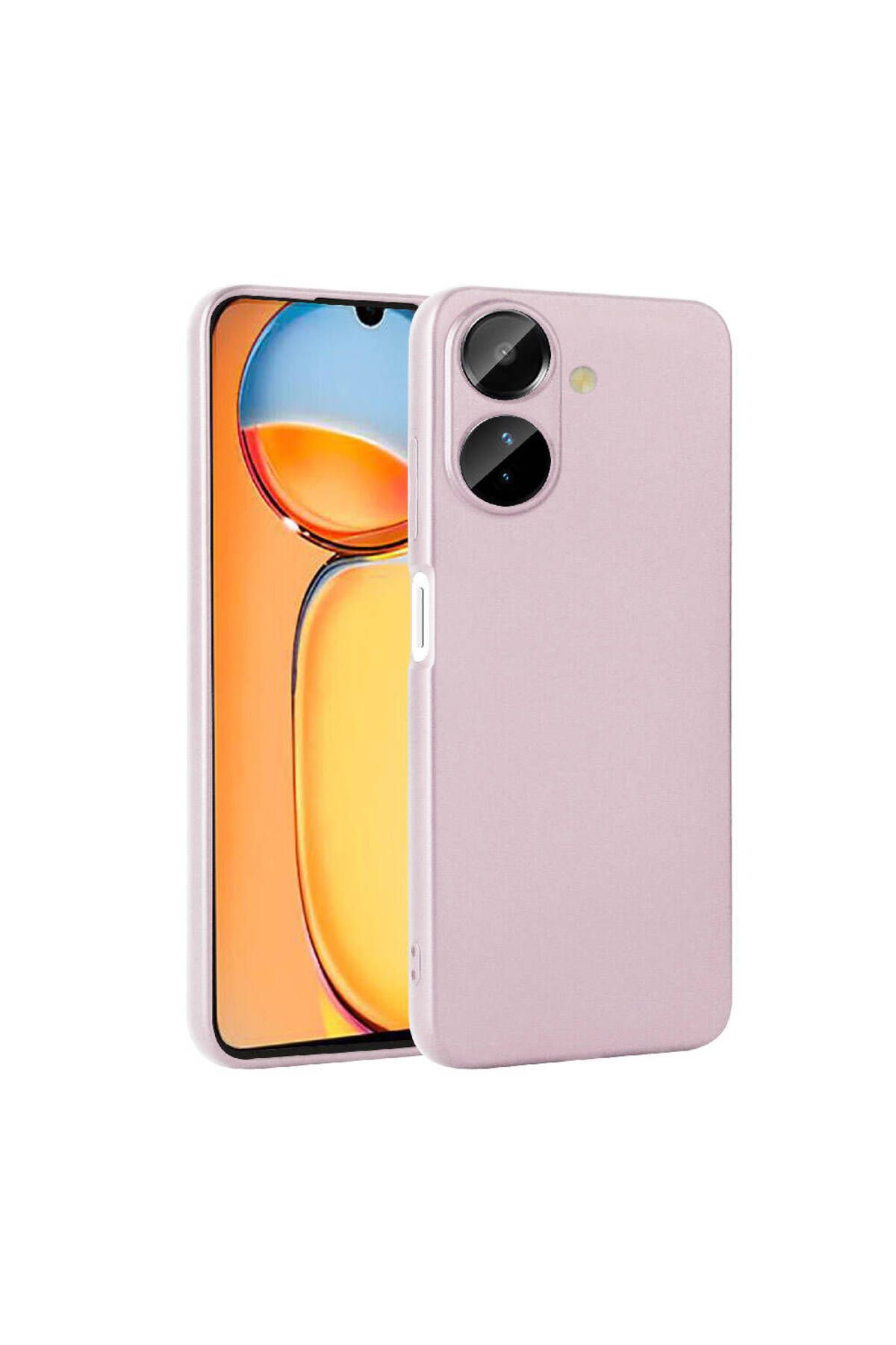 System Com Redmi 13C Kılıf SYS Premier Silikon Kapak - Rose Gold