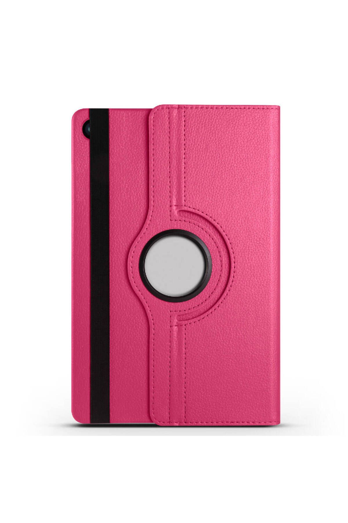 UMEYIR Galaxy Tab A9 Plus Uyumlu SYS Dönebilen Standlı Kılıf-Pembe Koyu
