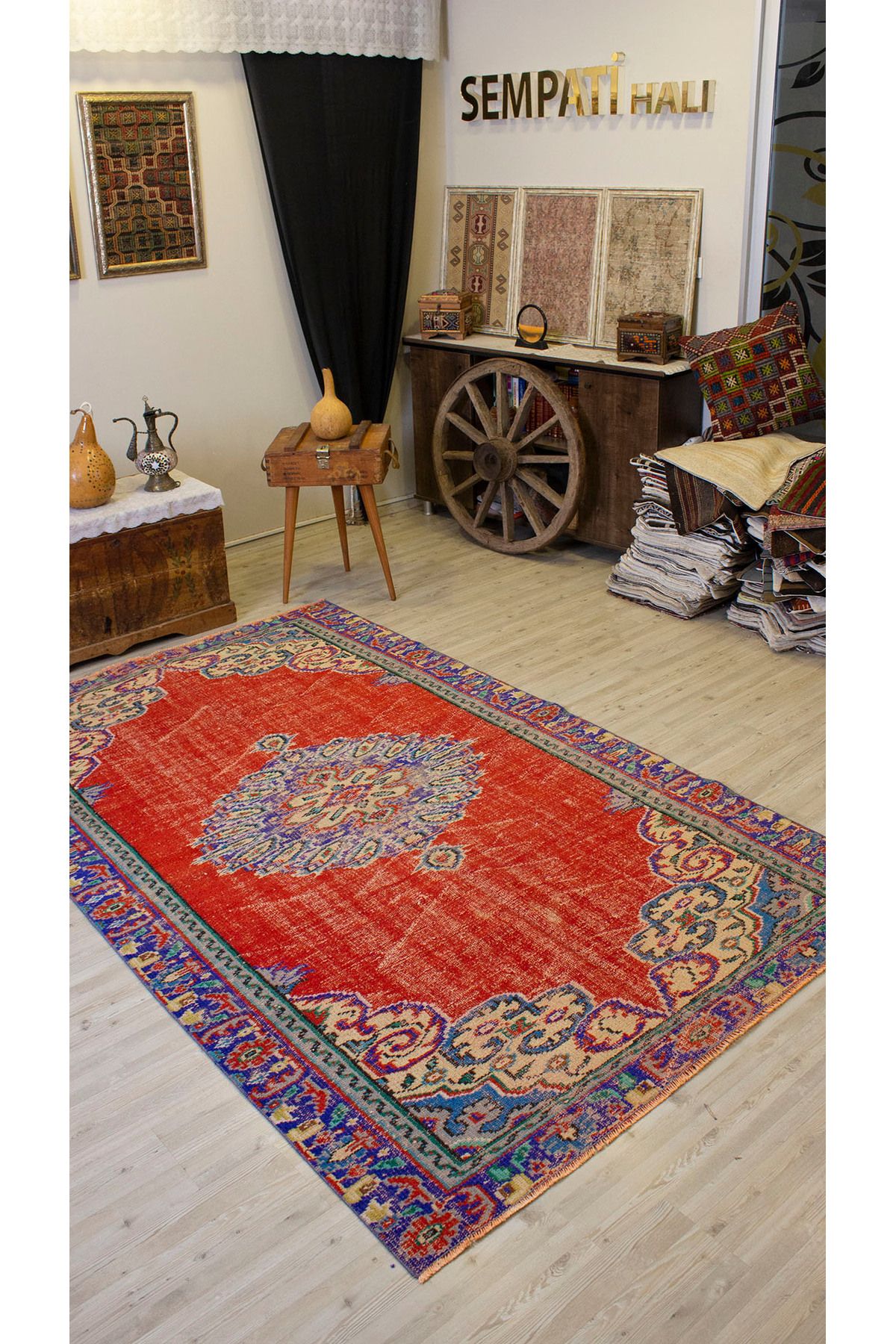 Sempati halı Doğadan Renkli Halı 164x266 cm 10505