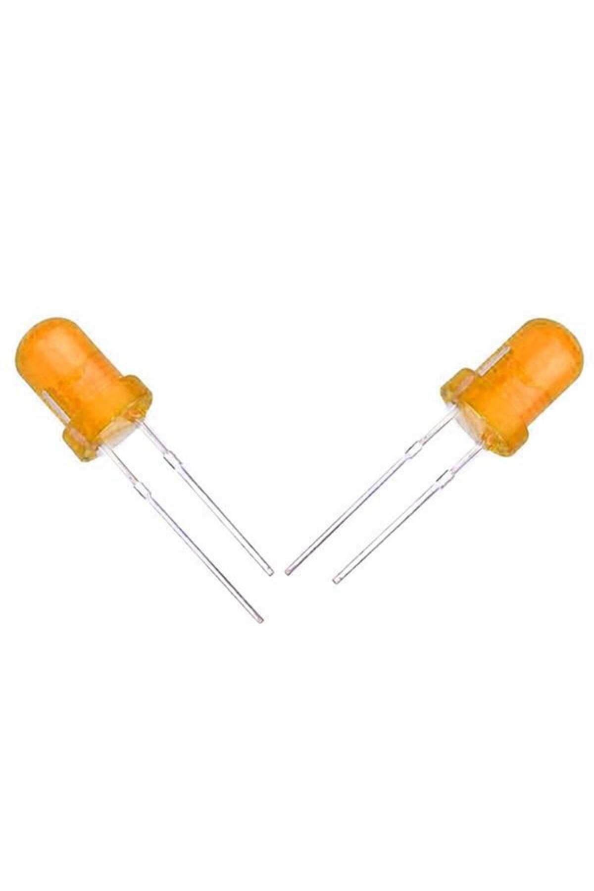 Powermaster Halmet Mantar Led 5mm Turuncu