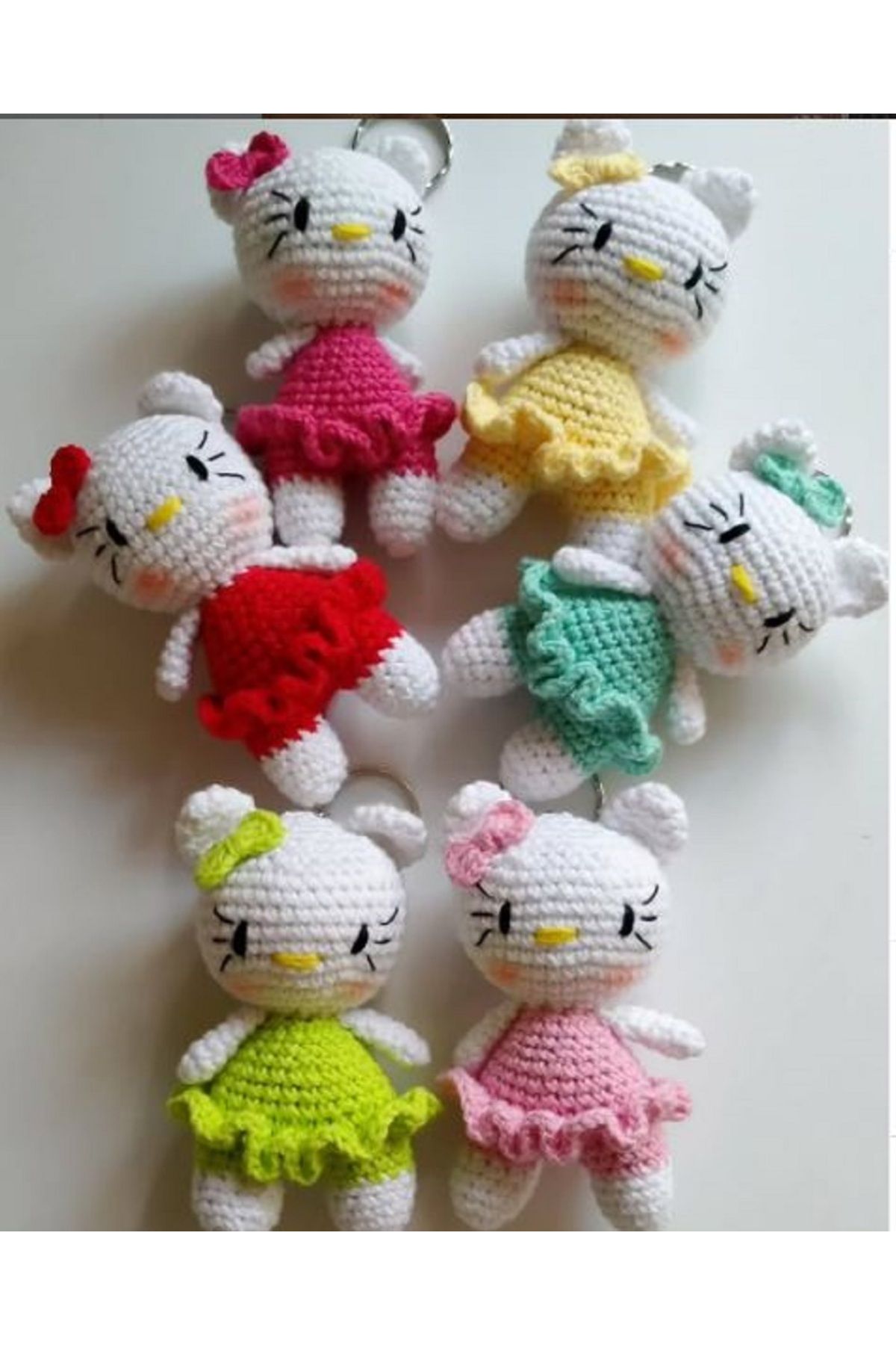 designbyoykum 6'LI HEDİYELİK HELLOKİTTY ANAHTARLIK