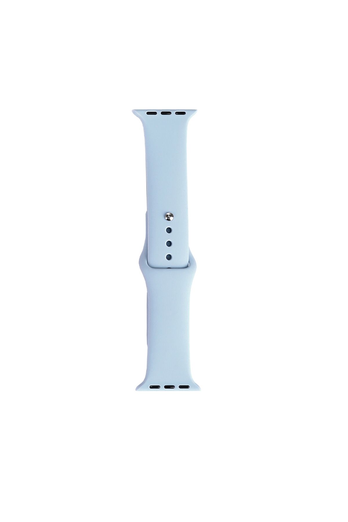 System Com Watch 40mm Band Serisi Klasik Kordon Silikon Strap Kayış-Custom Sky Blue