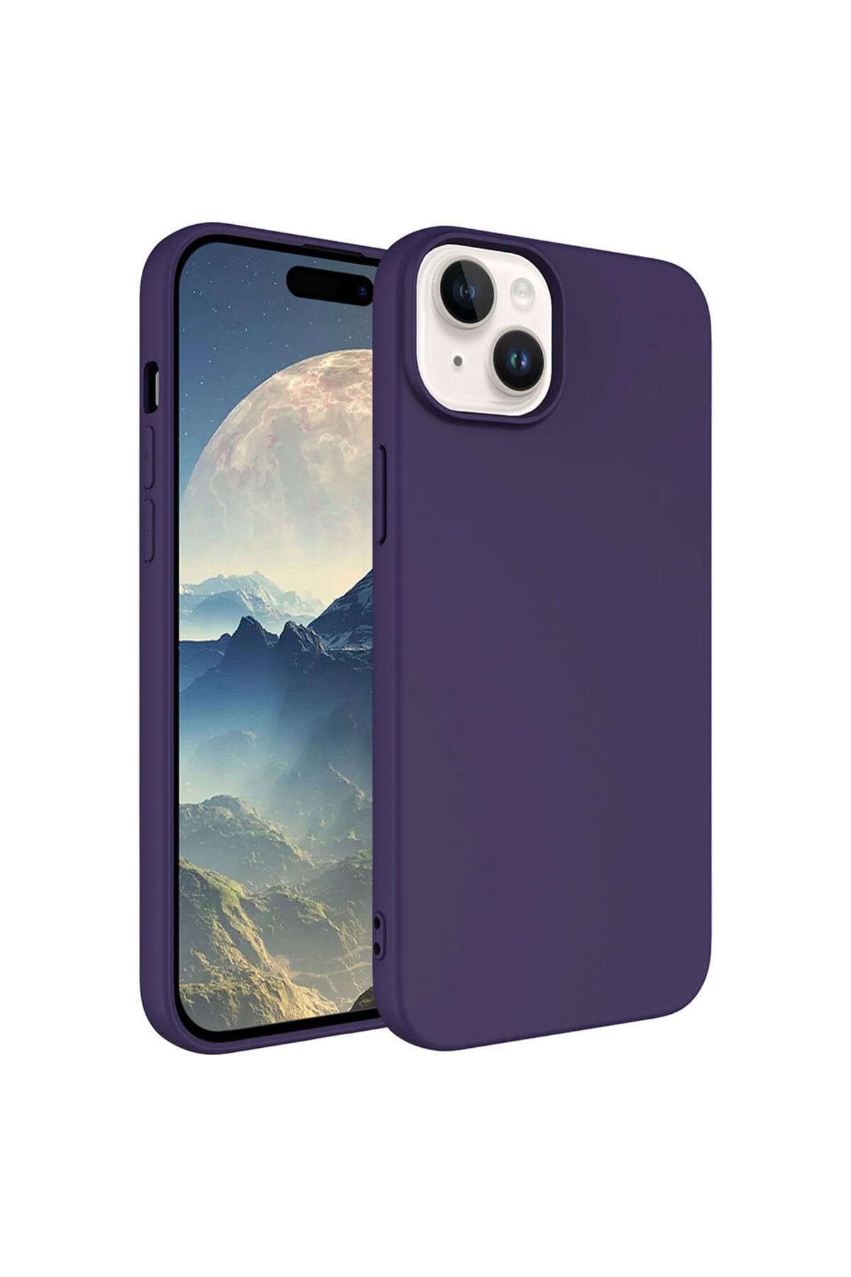 System Com iPhone 15 Uyumlu SYS LSR Lansman Kılıf-Derin Mor