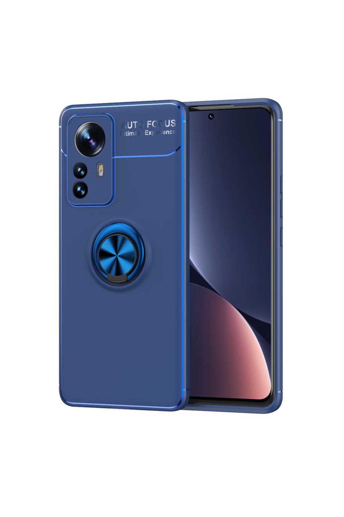 System Com Mi 12 Pro Kılıf SYS Ravel Silikon Kapak - Mavi