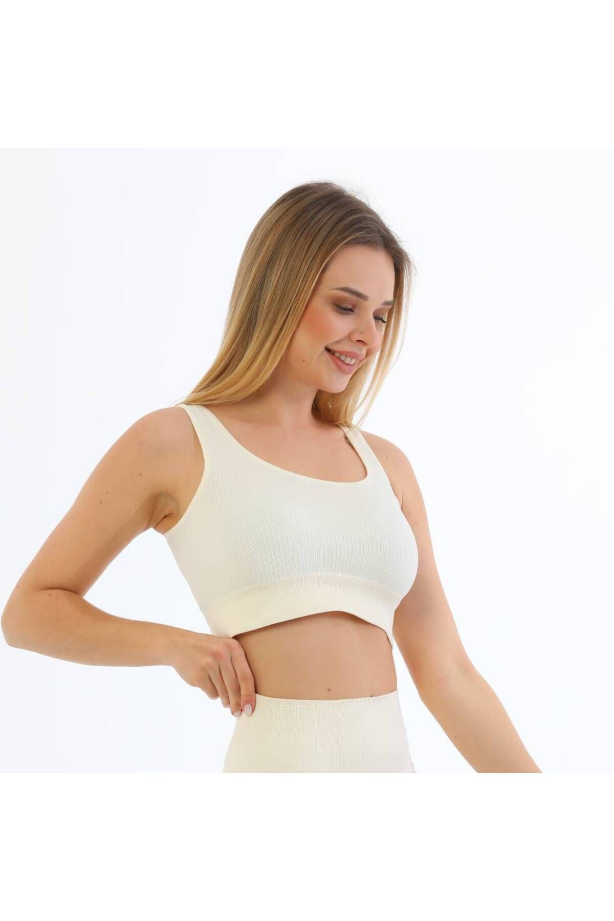 Star FORM ANGEL KADIN KALIN ASKILI FİTİLLİ CROP BÜSTİYER