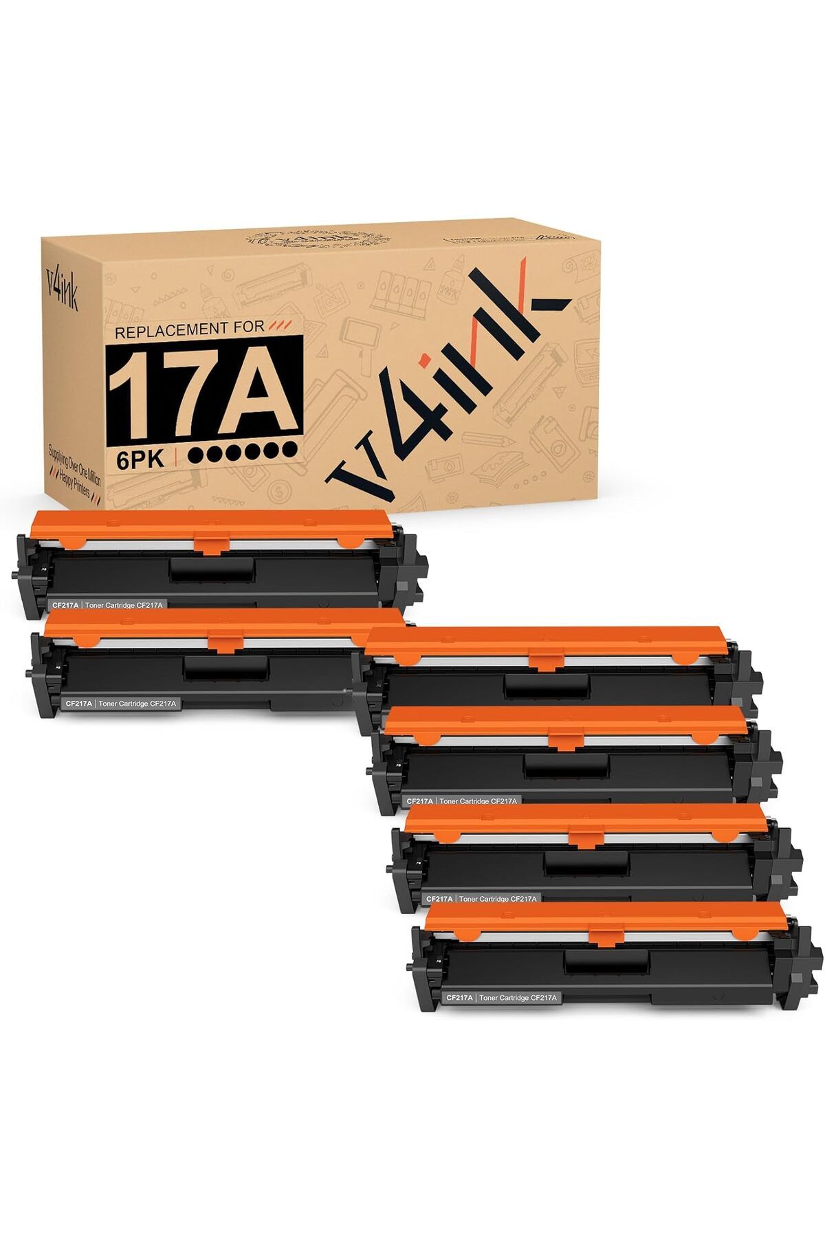 HP *YA-DE BİLİŞİM* CF217A Toner Pro MFP M130nw M130fn M130fw M102 M130 M130a M102a M102w 6-Pack