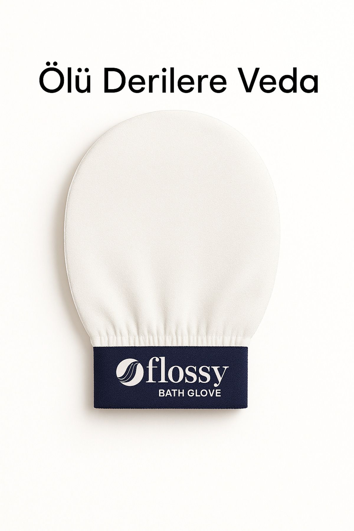 Flossy BATH GLOVE %100 İpek Kese Banyo ve Duş Cilt Bakımı Floş Yüz Vücut Kesesi Peeling Eldiveni