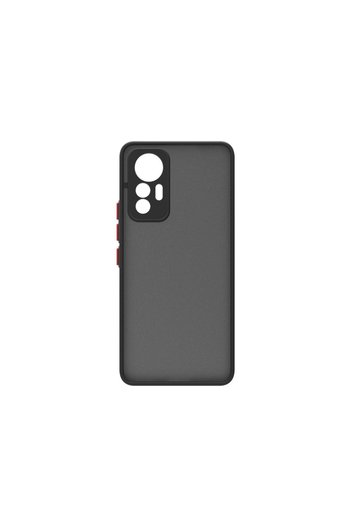 System Com Mi 12 Lite Kılıf SYS Hux Kapak - Siyah