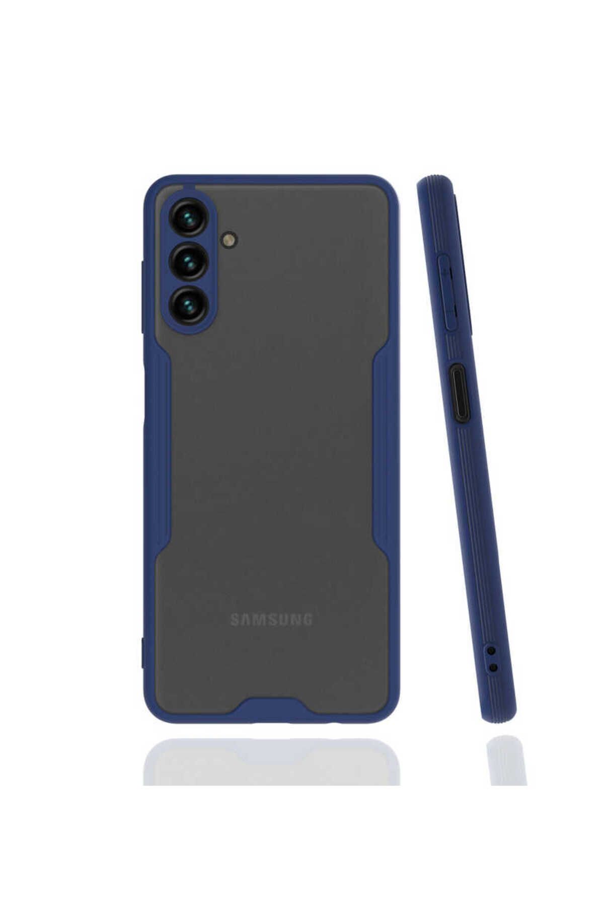 System Com Galaxy A04S Kılıf SYS Parfe Kapak - Lacivert