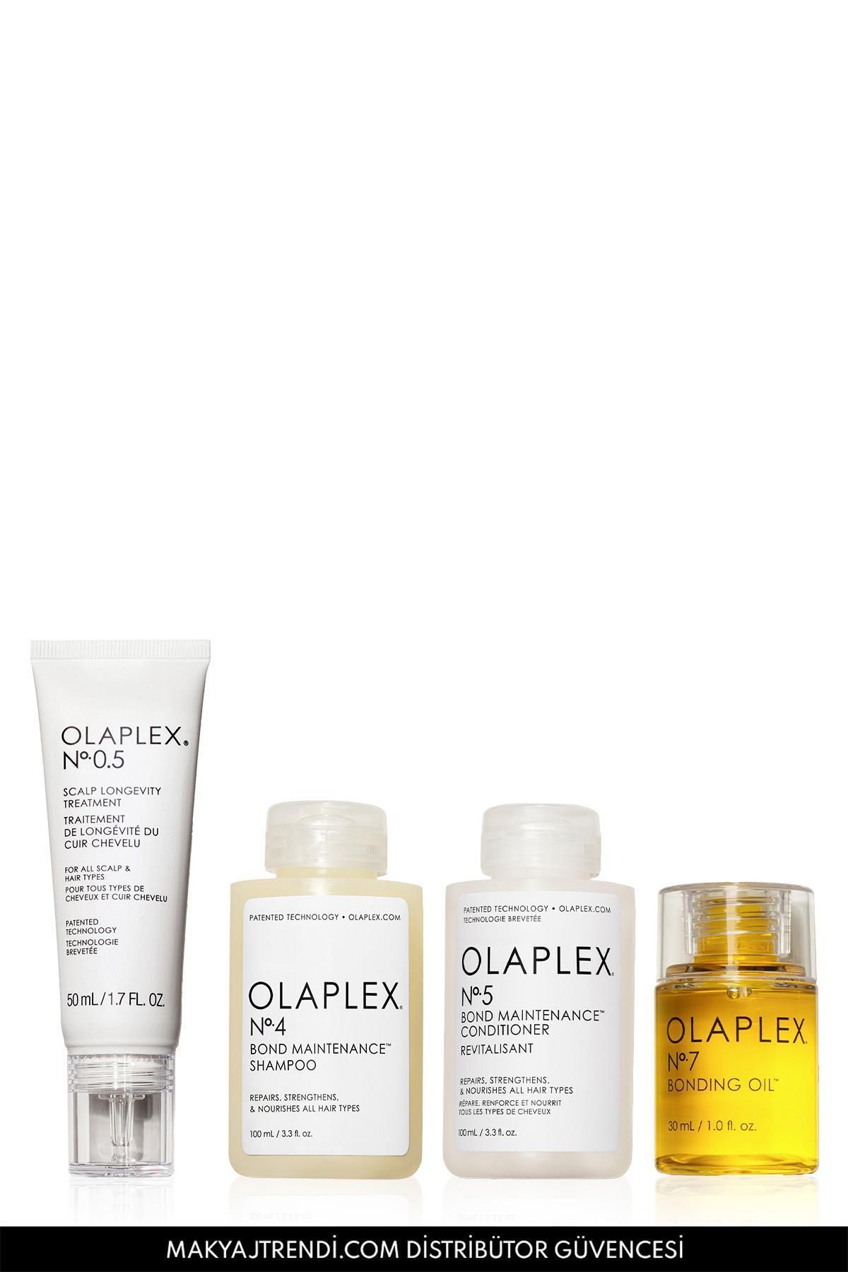 Olaplex Strong Hair Fresh Start Routine Travel Set - Bağ Güçlendirici & Saç Derisini Güçlendirici & Parlaklı