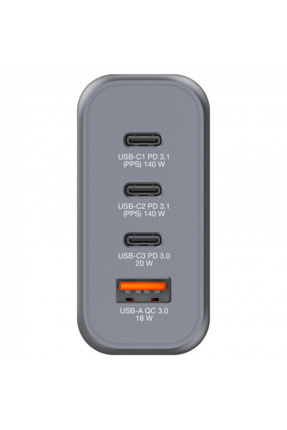 Verbatim CHR 140W 2XUSB-C 1XUSB-C 1XUSB-A 3.0 32203