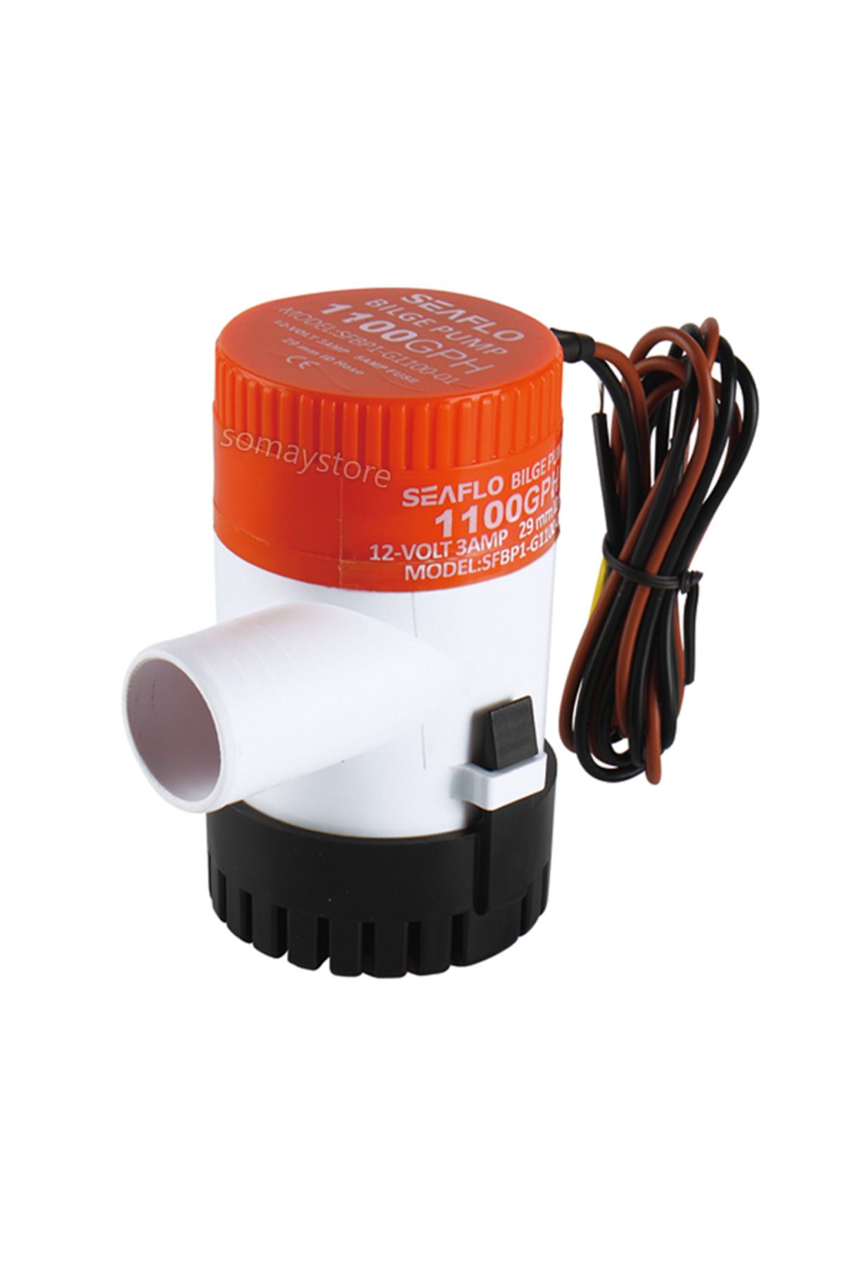 Somay Store Tekne Sintine Pompası Seaflo 1100 Gph 24 V 1.8 A