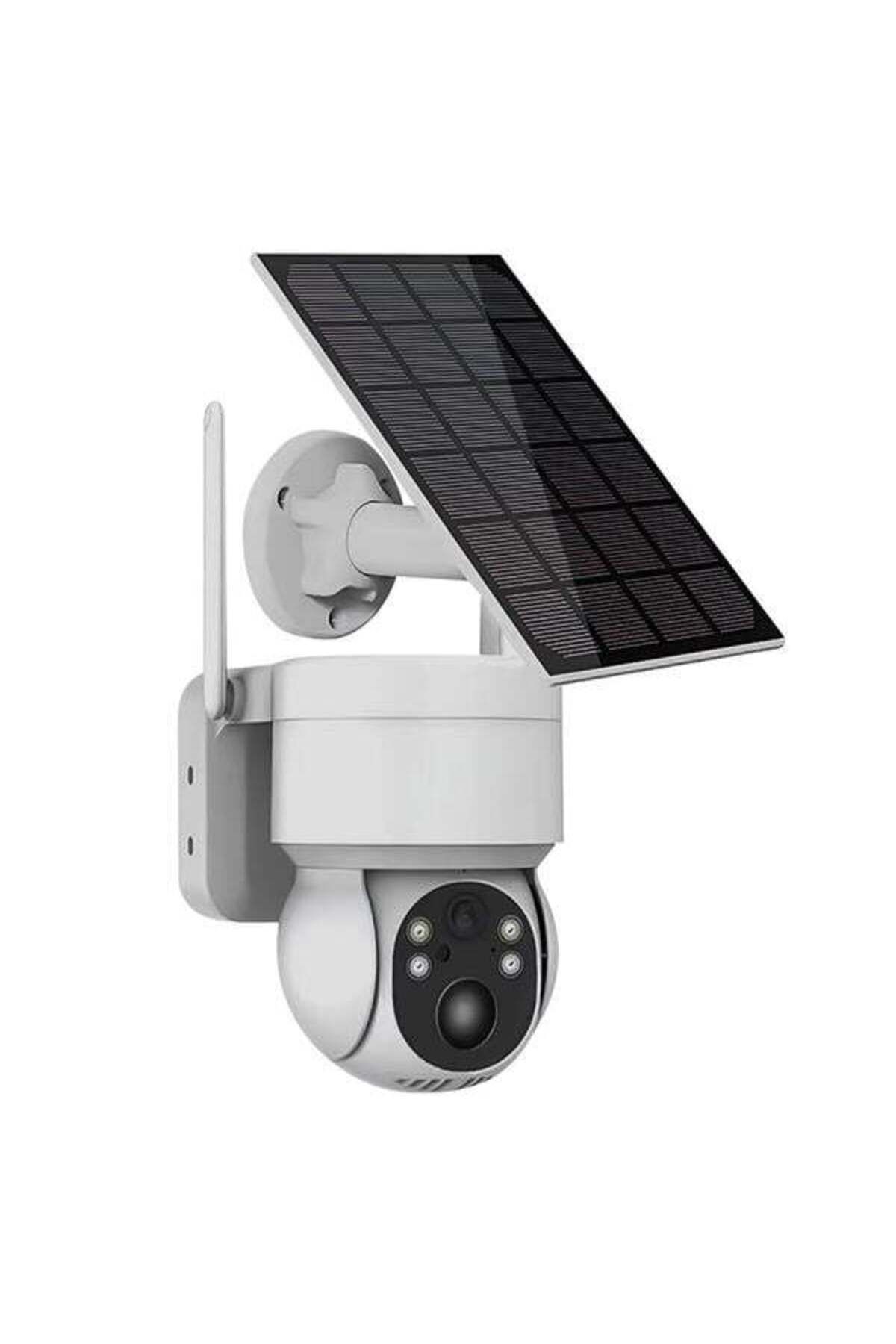 Modafiks Powermaster PM-26196 Solar Güneş Panelli Dış Mekan Wifi Kamera 4MP 1080P ICSEE Uygulama Destekli
