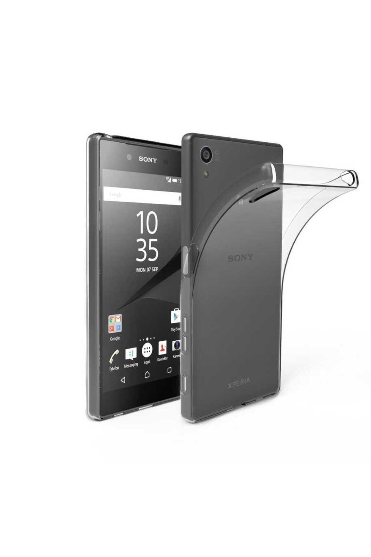 System Com Sony Xperia Z5 Premium Kılıf SYS Süper Silikon Kapak - Renksiz