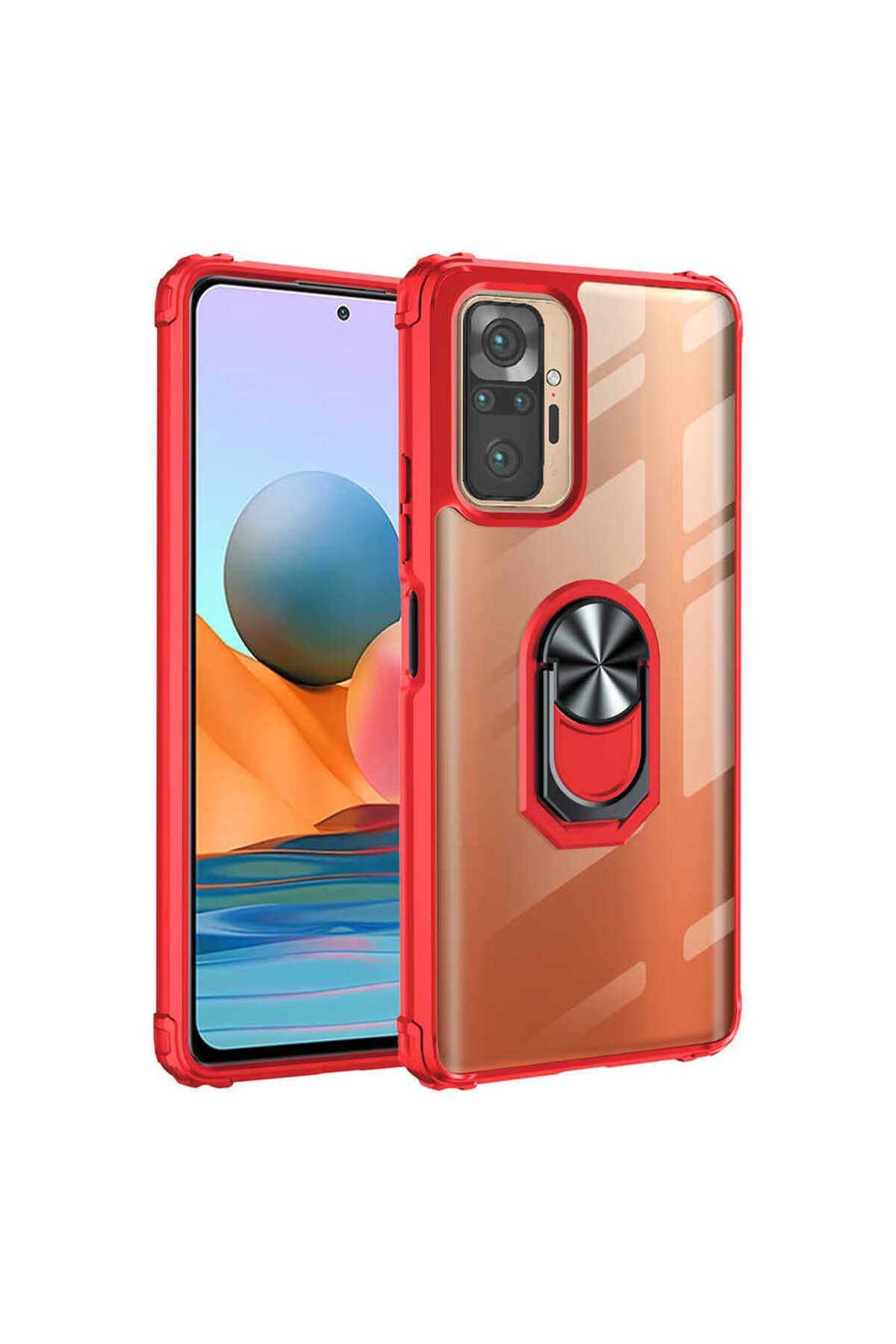 System Com Redmi Note 10 Pro Kılıf SYS Mola Kapak - Kırmızı