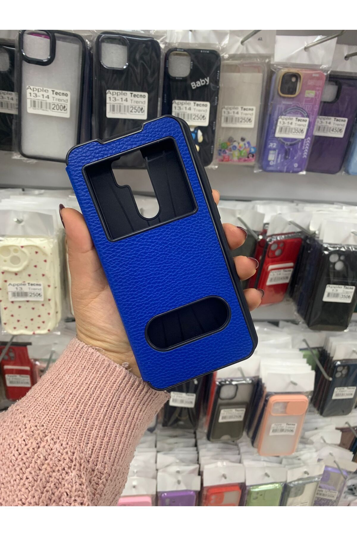 TECNOTREND Redmi Note 8 Pro Pencereli Kapaklı kılıf