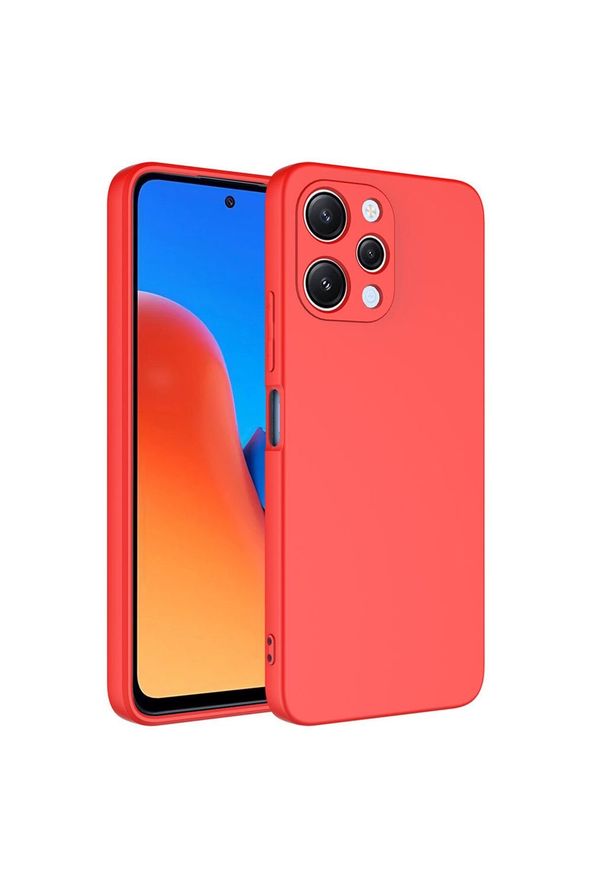 System Com Redmi 12 Kılıf SYS Mara Lansman Kapak - Kırmızı