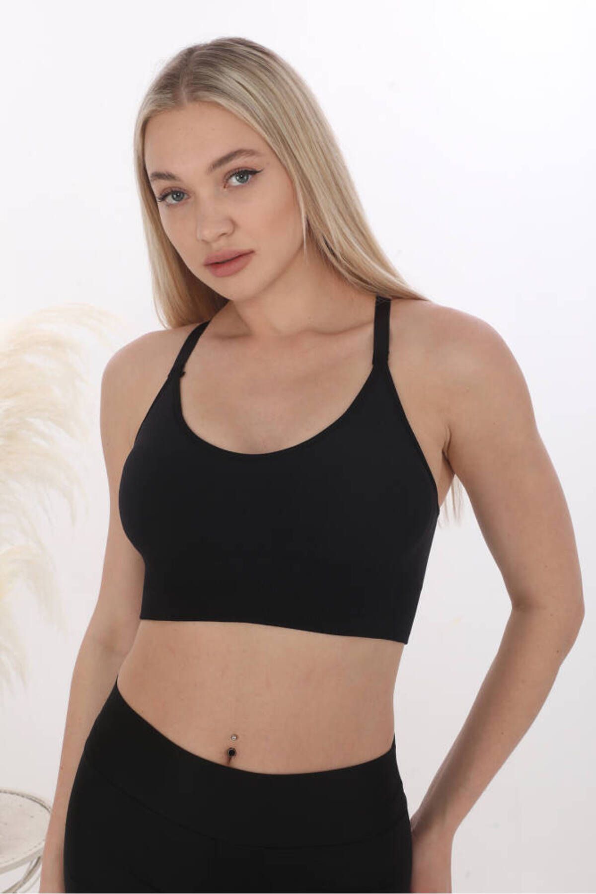 Star FORM ANGEL KADIN AYARLI ASKILI PEDLİ CROP BÜSTİYER