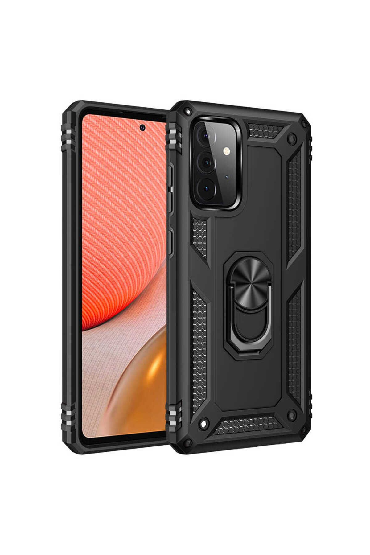 System Com Galaxy A72 Kılıf SYS Vega Kapak - Siyah