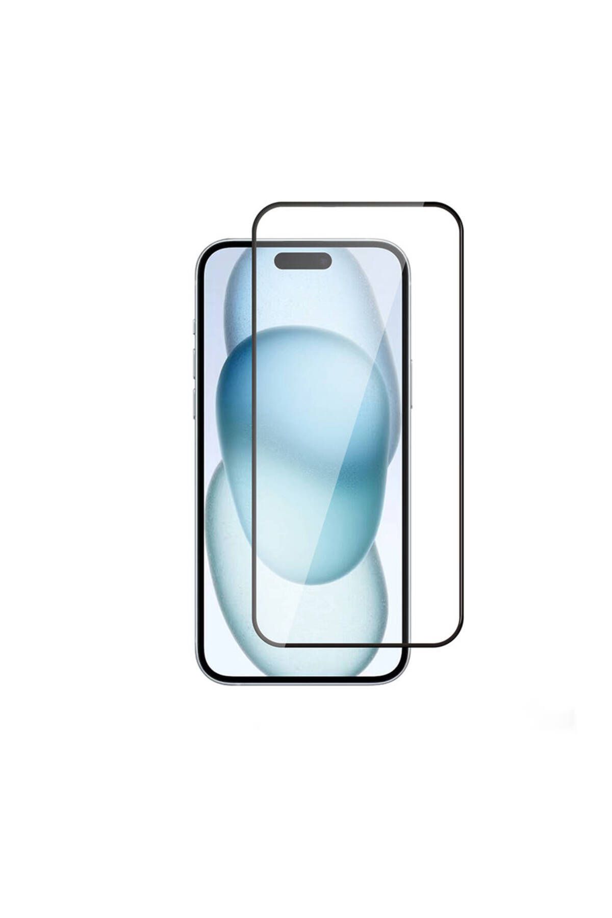 UMEYIR Apple iPhone 14 Pro SYS 3D Rika THTTerli Cam Ekran Koruyucu-Siyah