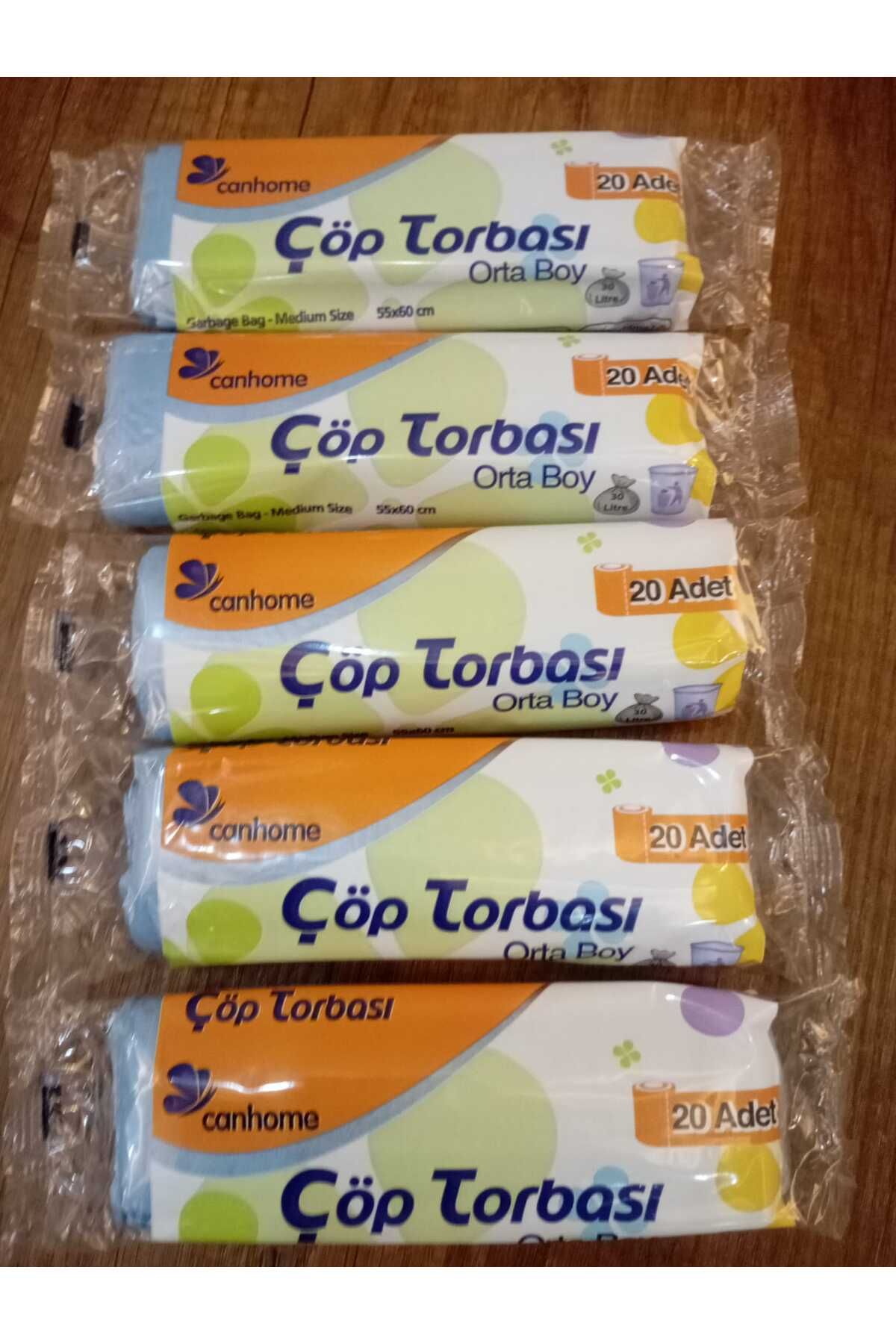 Ecoflex Çöp Torbası Büyük Boy 65x80 cm 5 li
