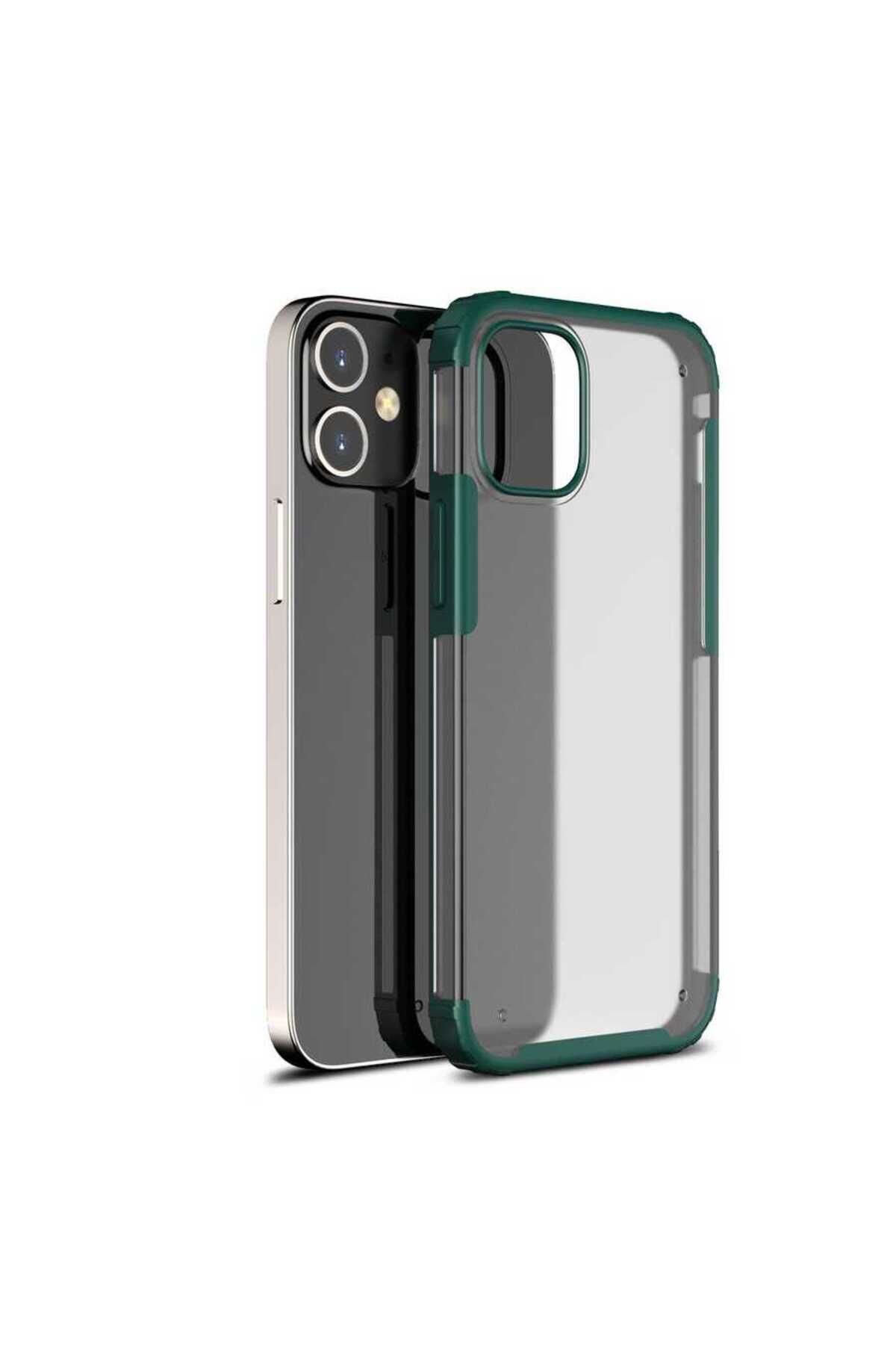 System Com iPhone 12 Mini Uyumlu SYS Volks Kılıf-Koyu Yeşil