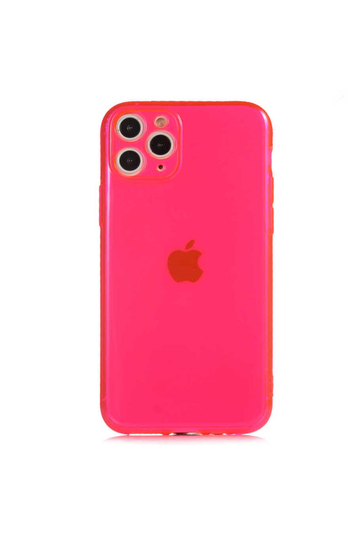 System Com iPhone 11 Pro Uyumlu SYS Mun Silikon-Pembe