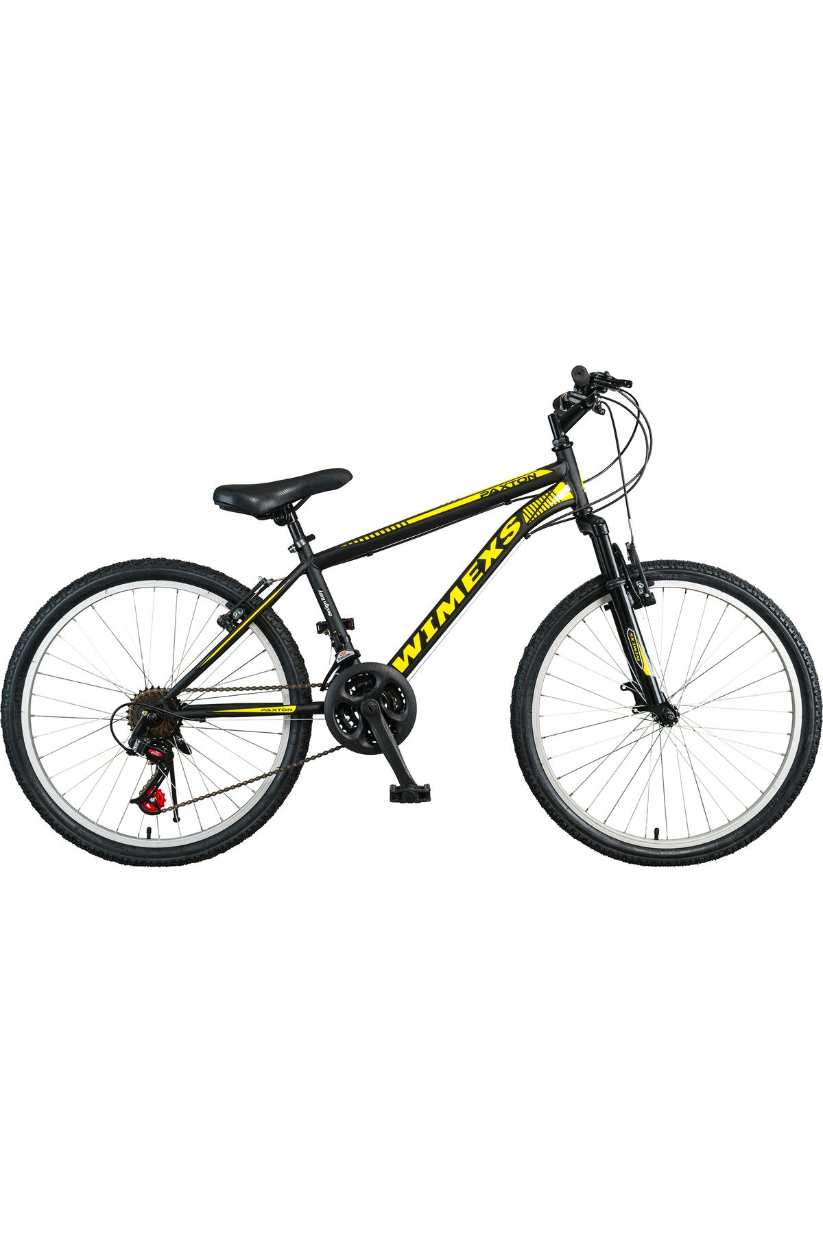 Bmx Wimexs 24 Jant 21 Vites Düz Kadro Sarı Renk Dağ Bisikleti