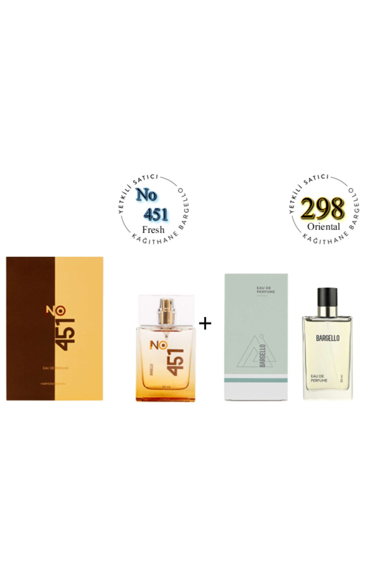 Bargello No:451 + 298 Unisex Parfüm Edp 50 ml Fresh / Oriental