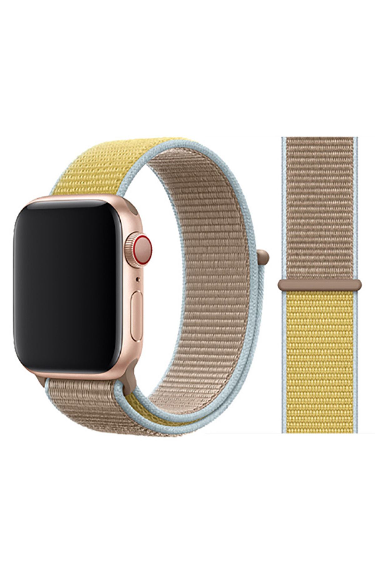 System Com Watch 42mm Uyumlu KRD-03 Hasır SYS Kordon-NO48