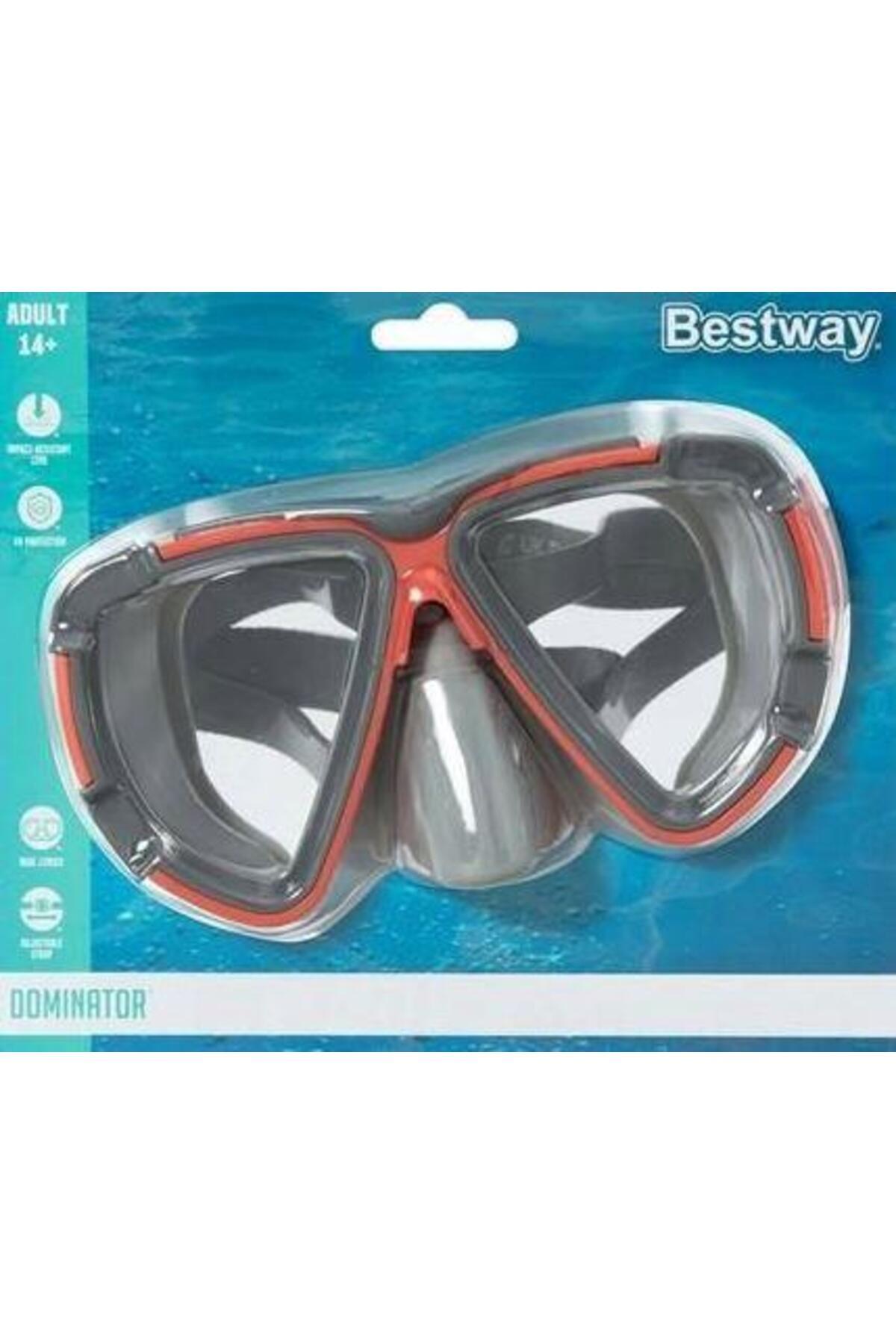 BESTWAY Maske Kırmızı 22052