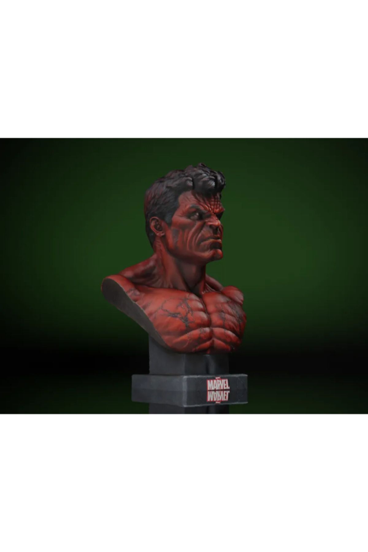 NOMOTHETIC Red Hulk Büst – Marvel Temalı Dekoratif Model