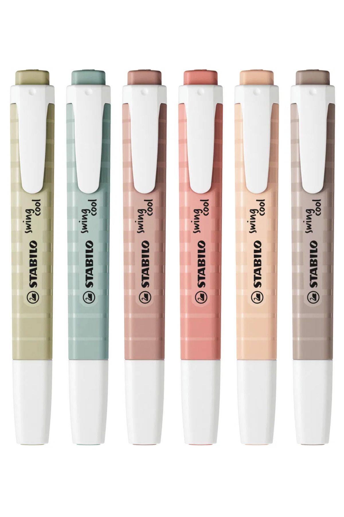 Stabilo Swing Cool NatureCOLORS 6'lı Set:Sıcak Gri, Yeşil Toprak, Umber, Çamur Yeşili, Siena, Bej