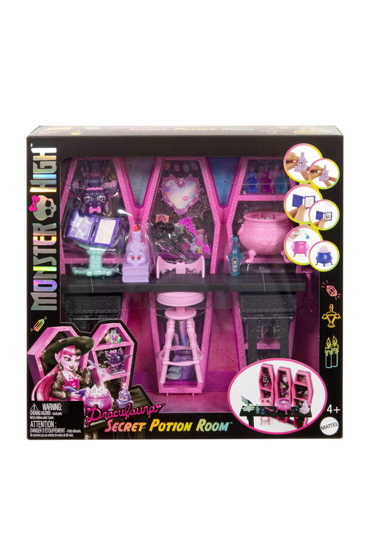 MONSTER HIGH Draculaura nın Gizemli İksirler Odası JBF15