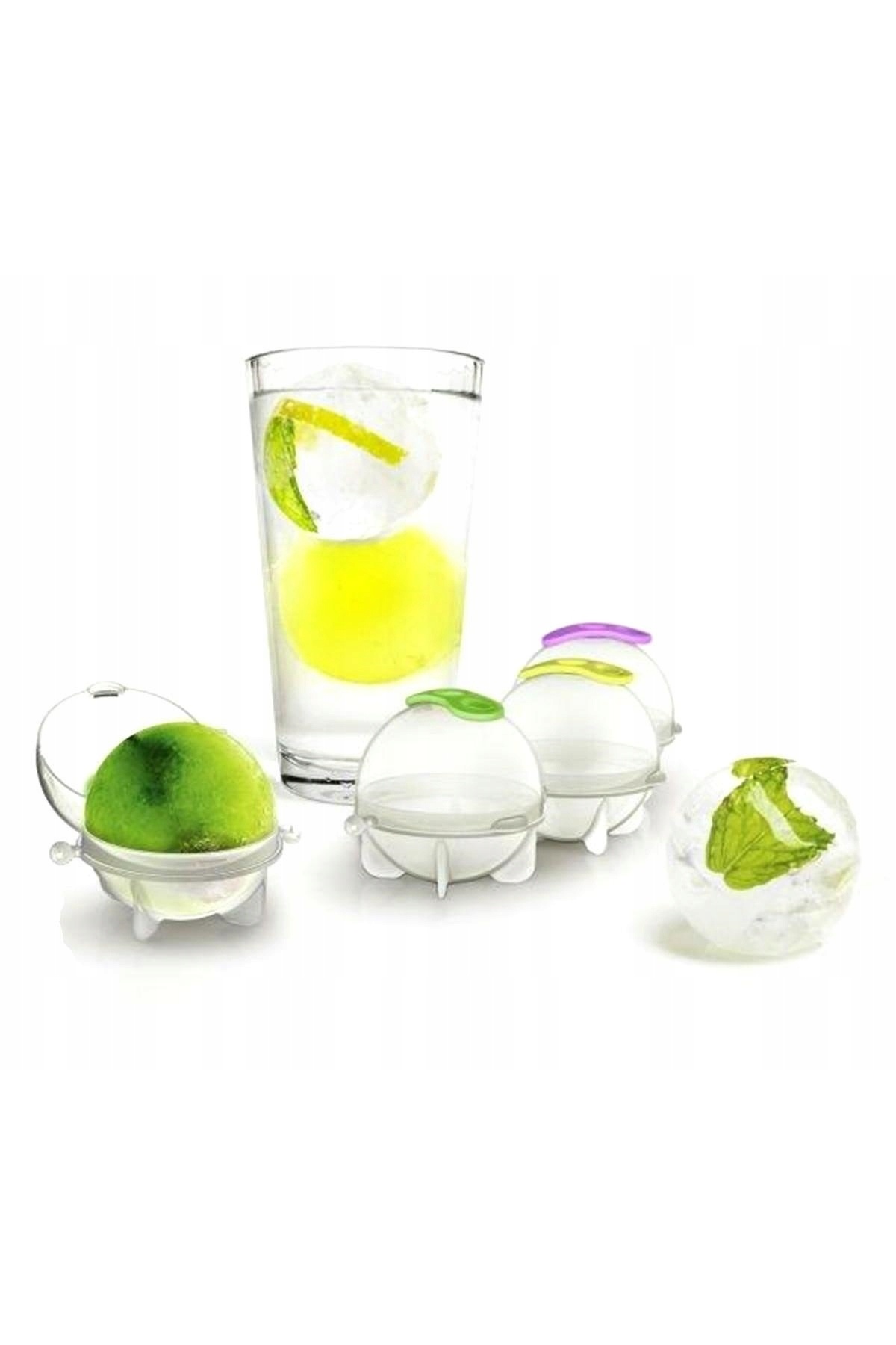 zola-Spherical ice mold, 4 spheres, 6x6 cm, transparent 8