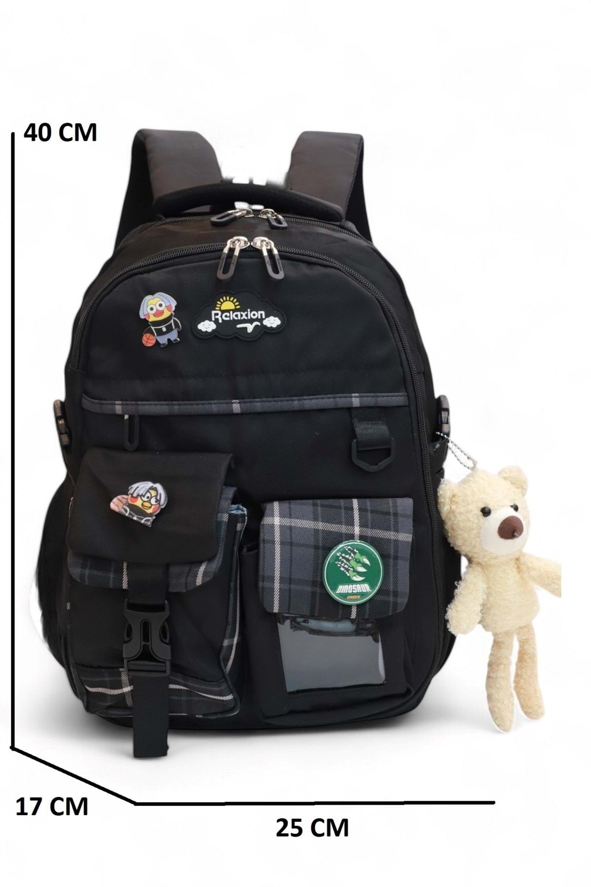 Kidessa Relaxion 2174-1450 İthal Kore Tarzı Unisex Çocuk İlkokul Sırt Çantası