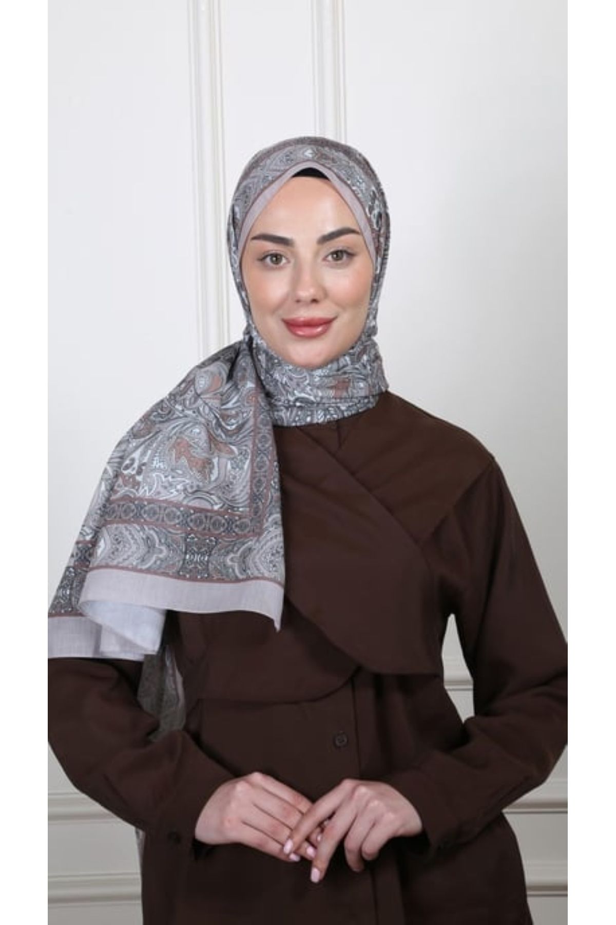 locella Desenli Pamuk Vual Şal