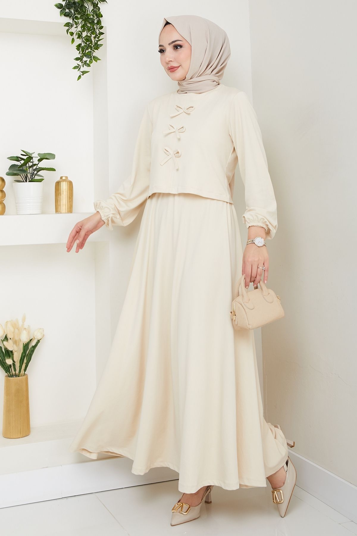 InStyle Etekli Fiyonk Detaylı Taş Takım