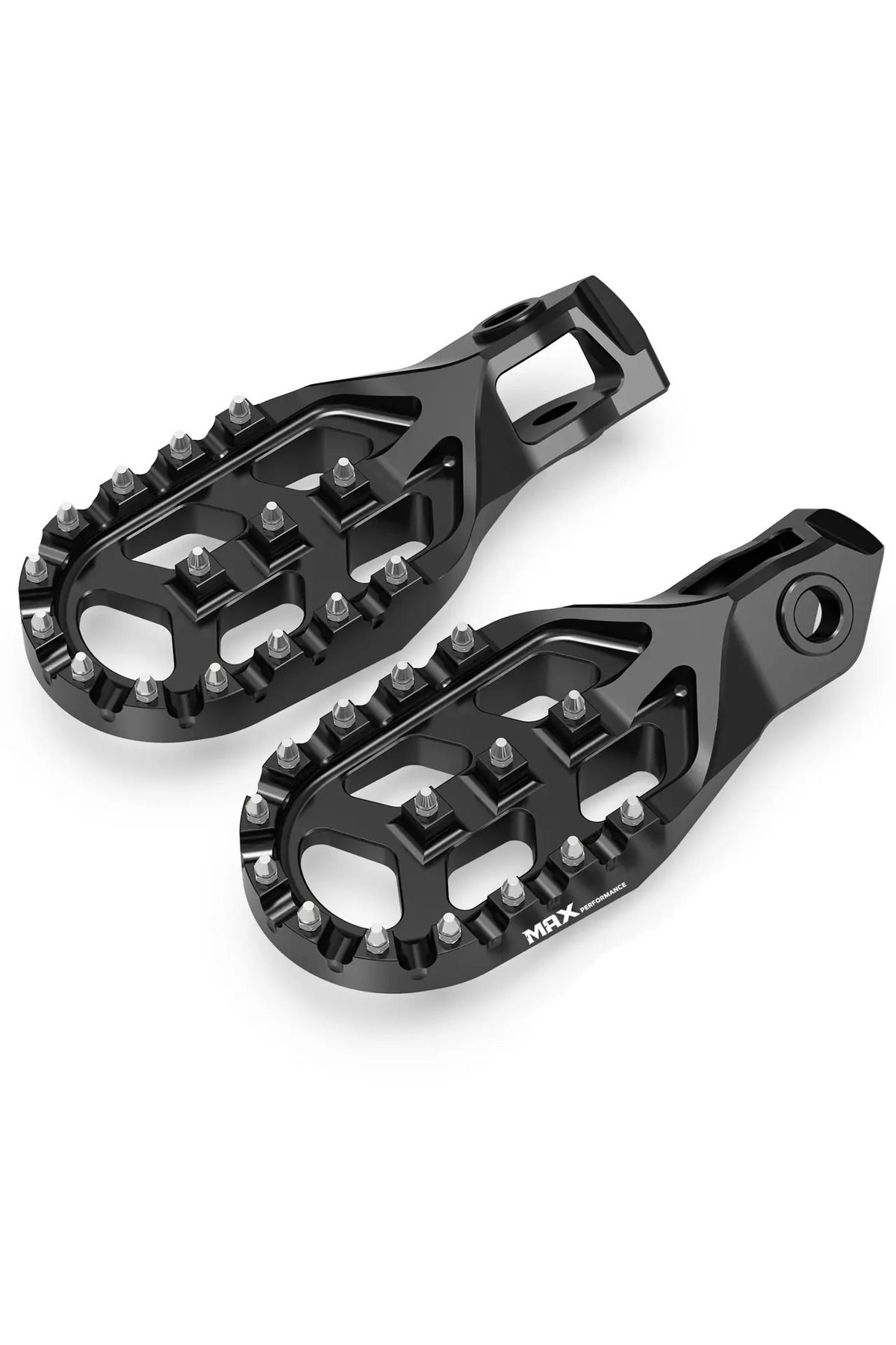 max performance Alüminyum Foot Pegs-Genişletilmiş Ayaklık - Siyah (Ktm Husqvarna Gasgas 24-25 TBI uyumlu)
