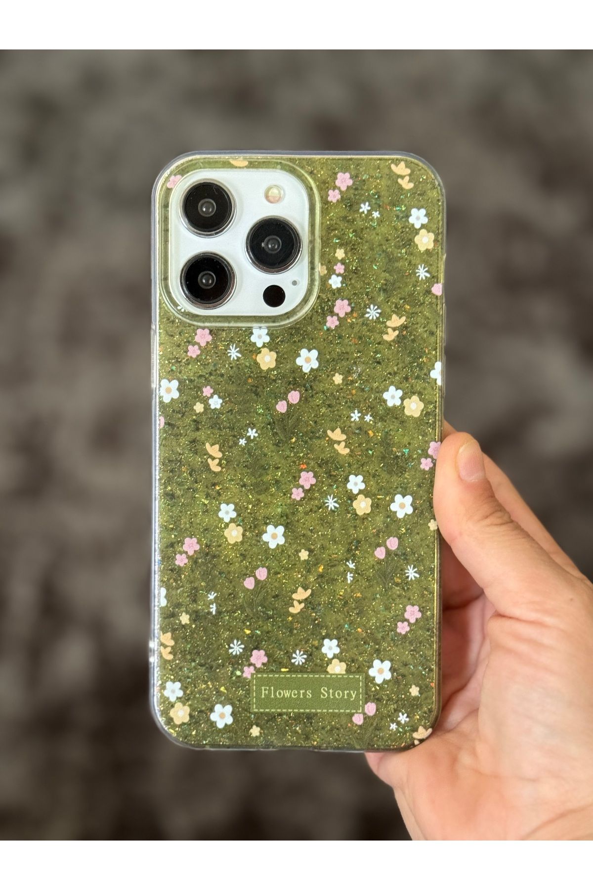 FİŞNEİLETİŞİM İPHONE 14 PROMAX UYUMLU SİMLİ ÇİÇEK DESENLİ KILIF