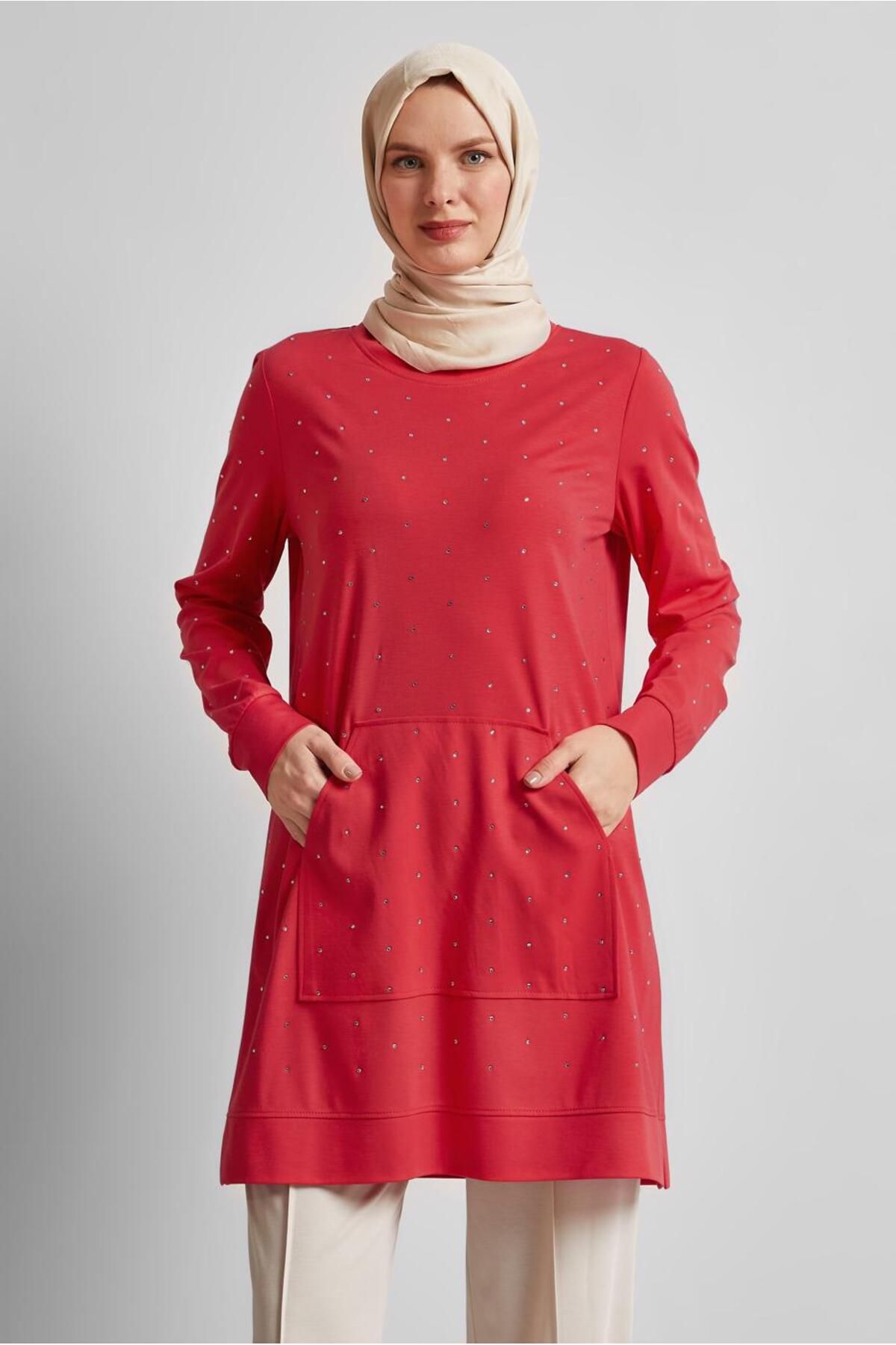 Alvina TAŞLI EŞOFMAN TUNİK 45390