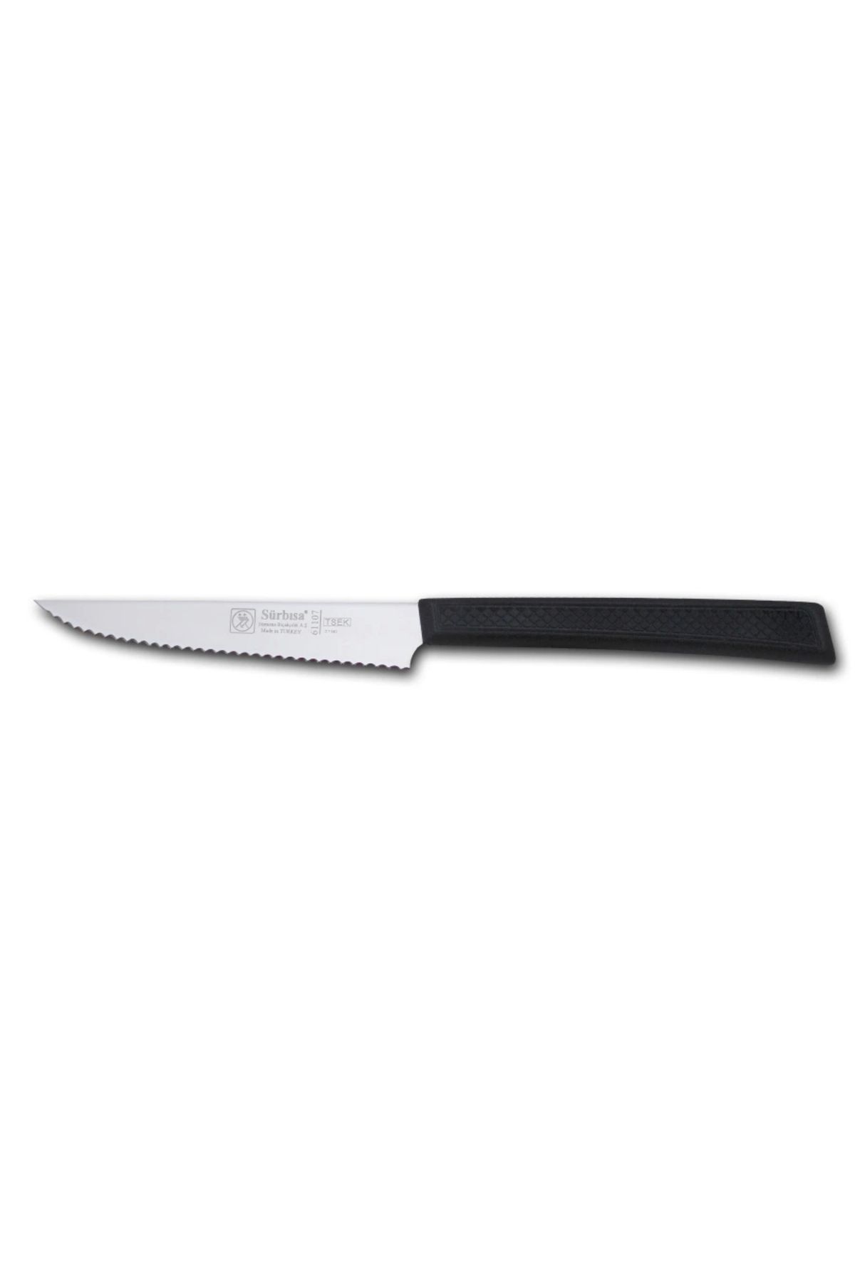 OurStyles 61107 - Sürmene Lazerli Tırtıklı Biftek / Steak Bıçağı 12 cm