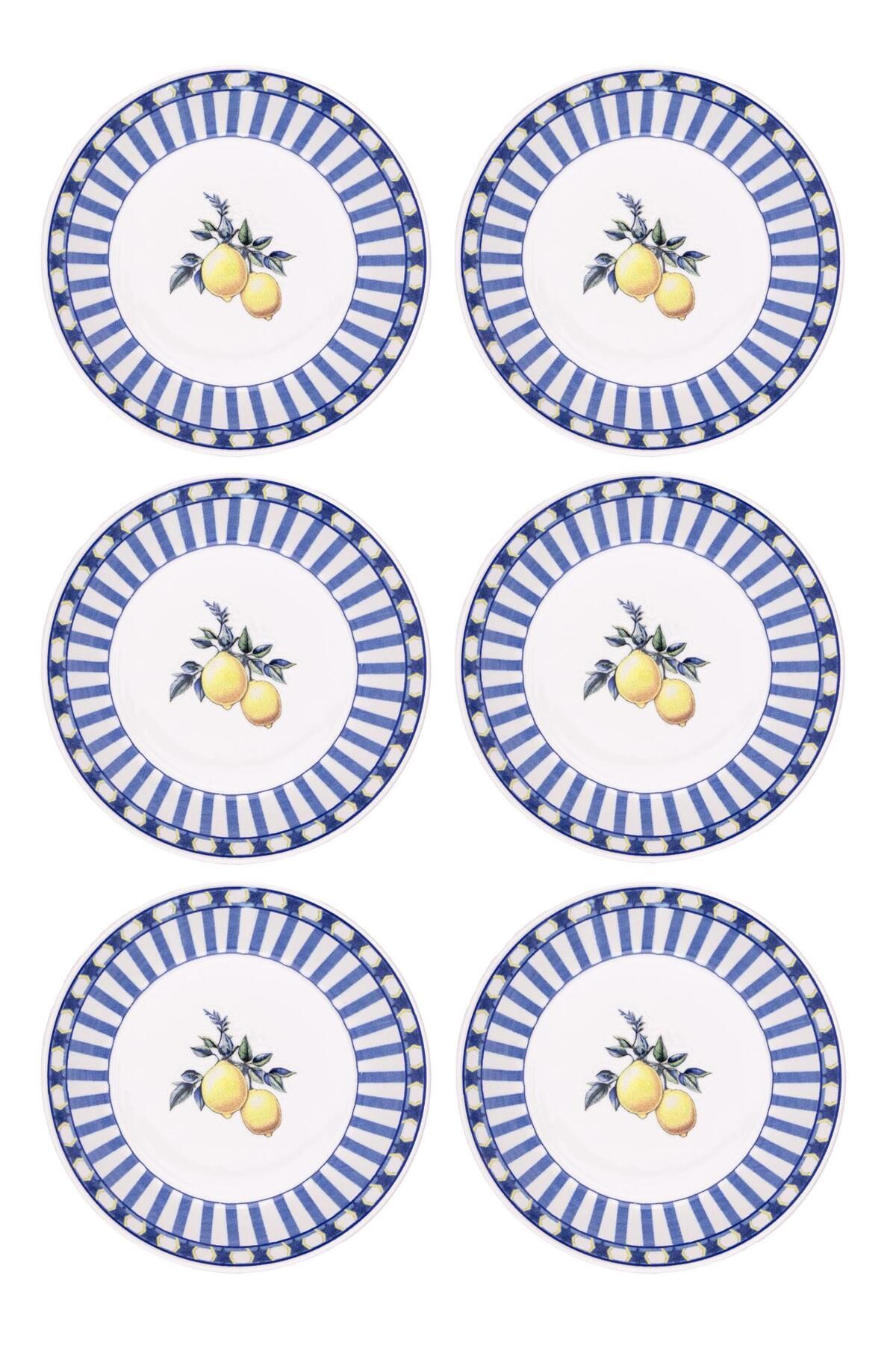 The Mia Odore Di Limone Yemek Tabağı 6lı Set 20 cm