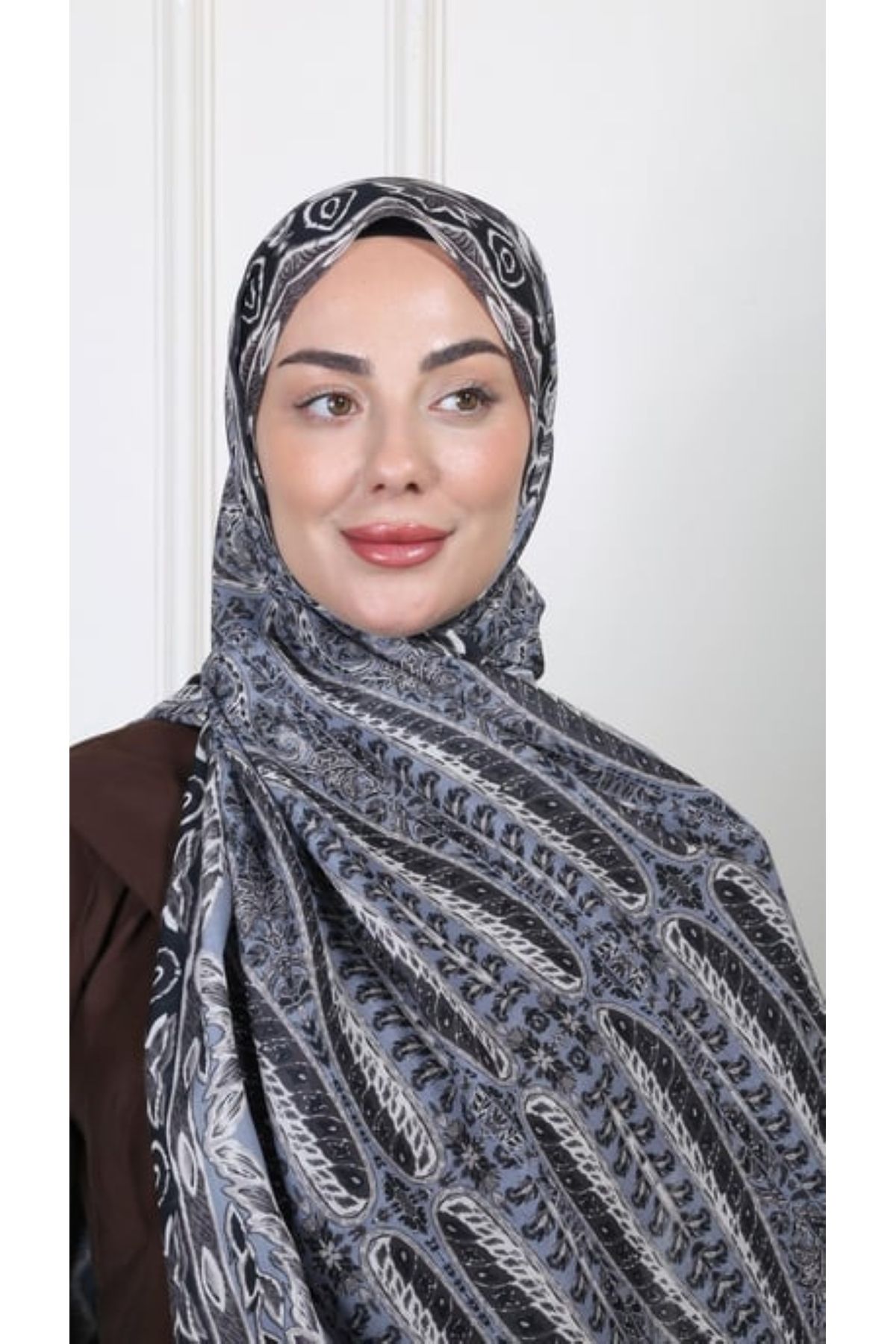 locella Desenli Pamuk Vual Şal