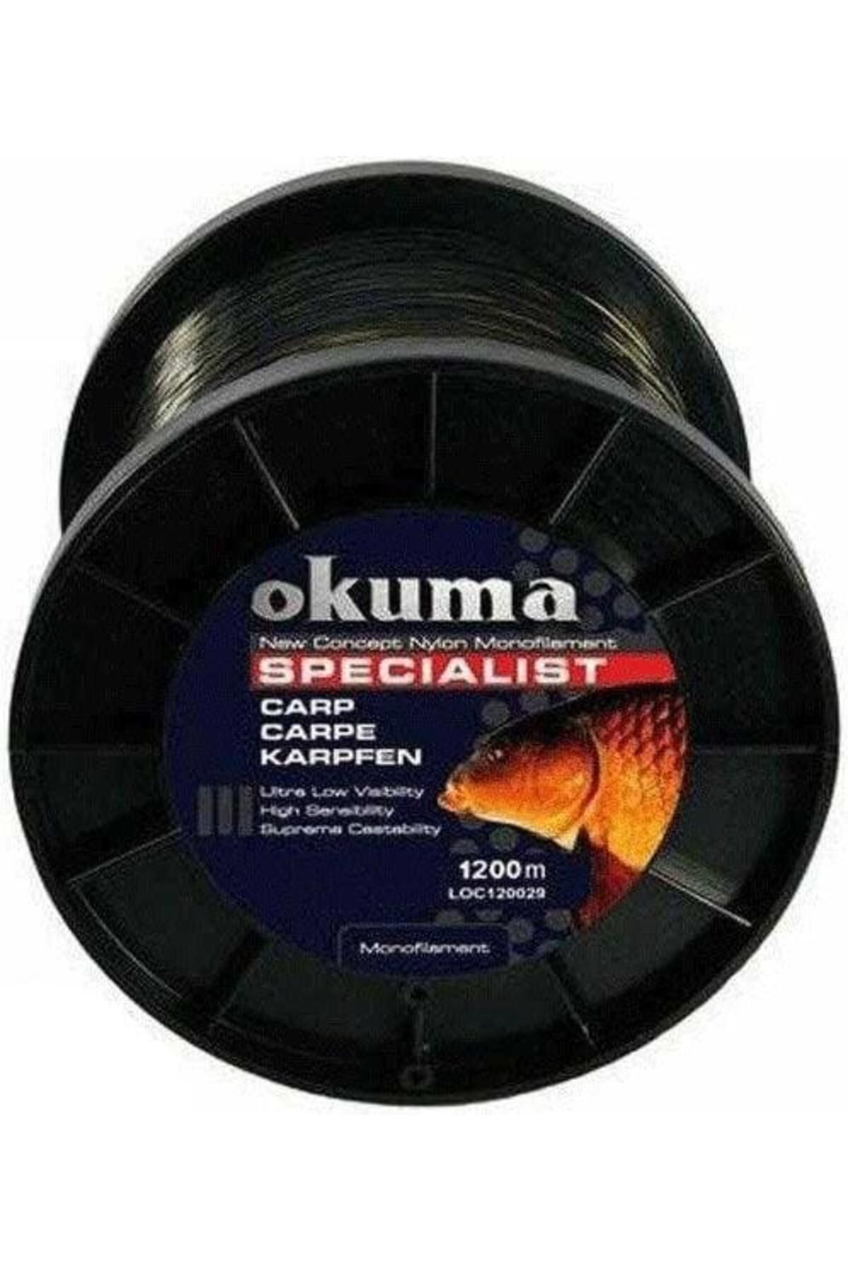 Okuma Carp 1200 mt 10,0 kg 0,37 mm Camou Sazan Misinası