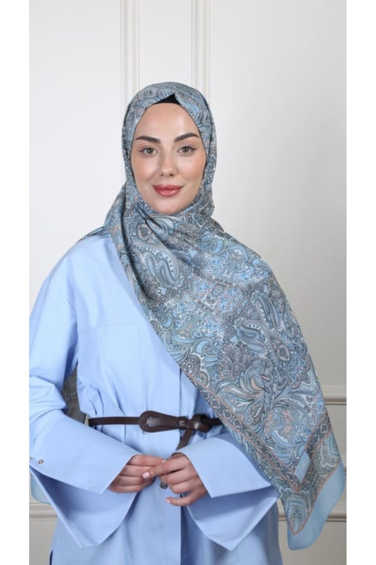 locella Desenli Pamuk Vual Şal